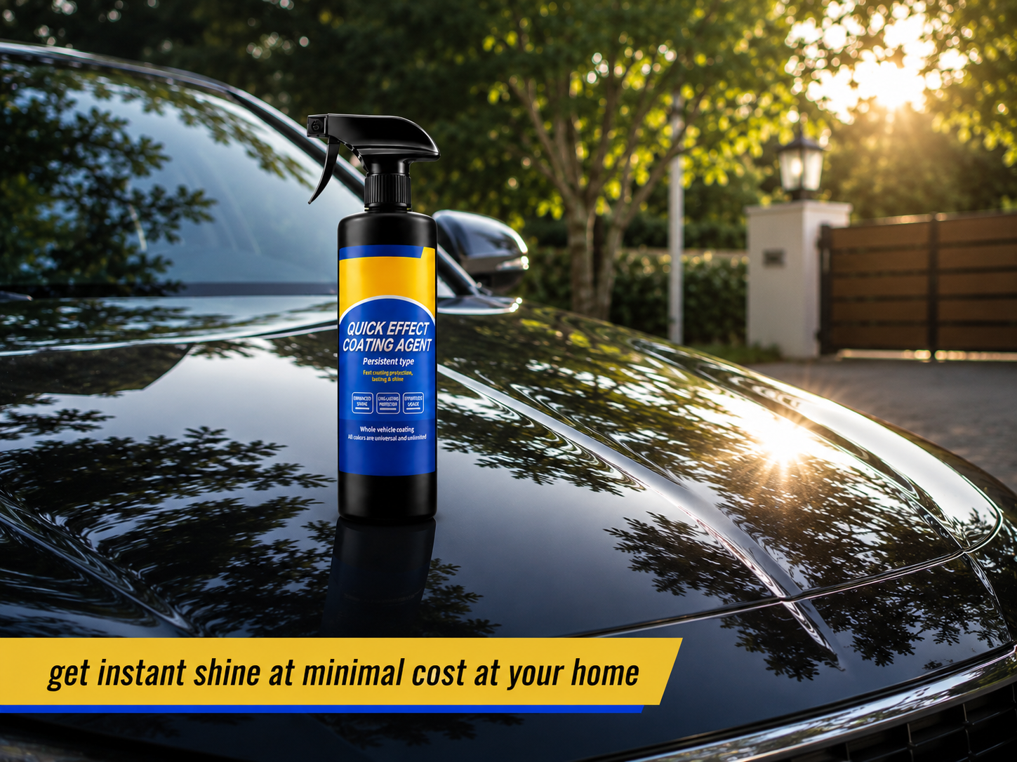 Instant Mirror Finish Car Coating Spray