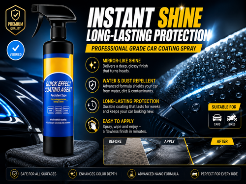 Instant Mirror Finish Car Coating Spray