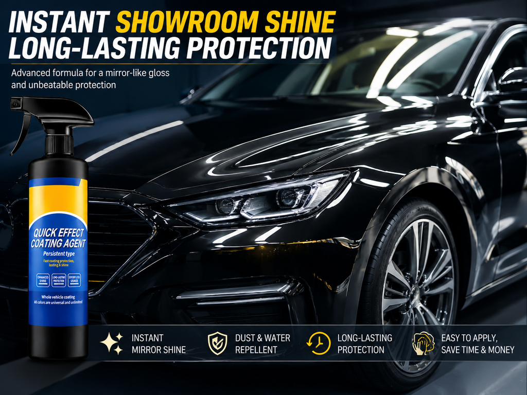 Instant Mirror Finish Car Coating Spray