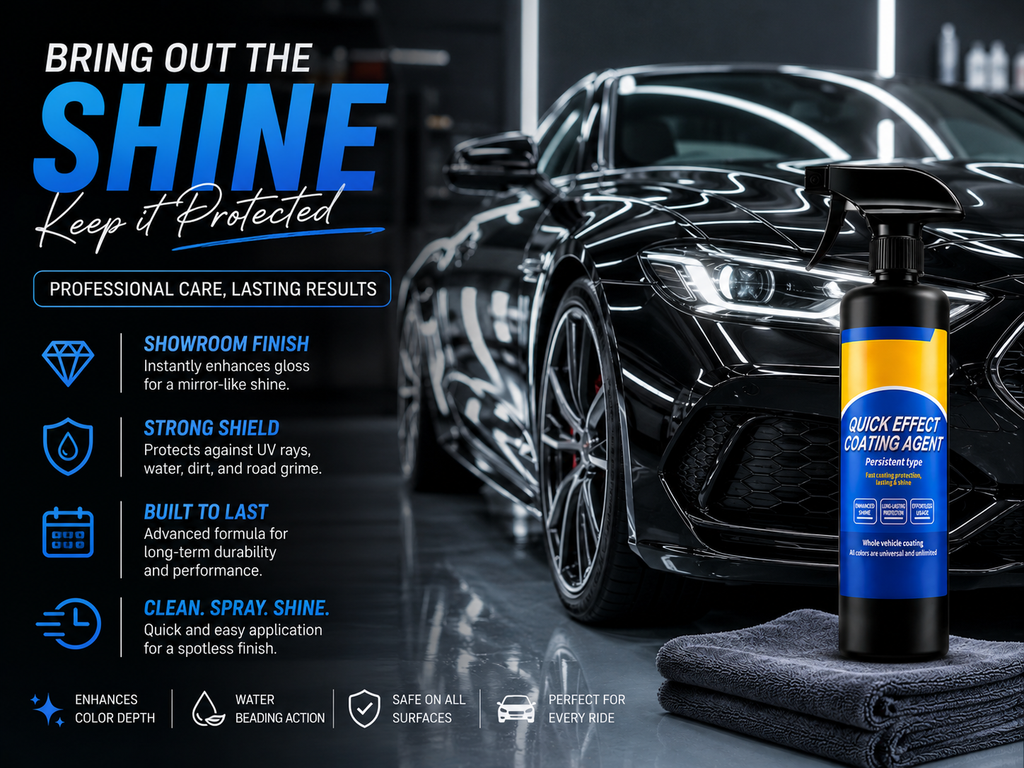 Instant Mirror Finish Car Coating Spray