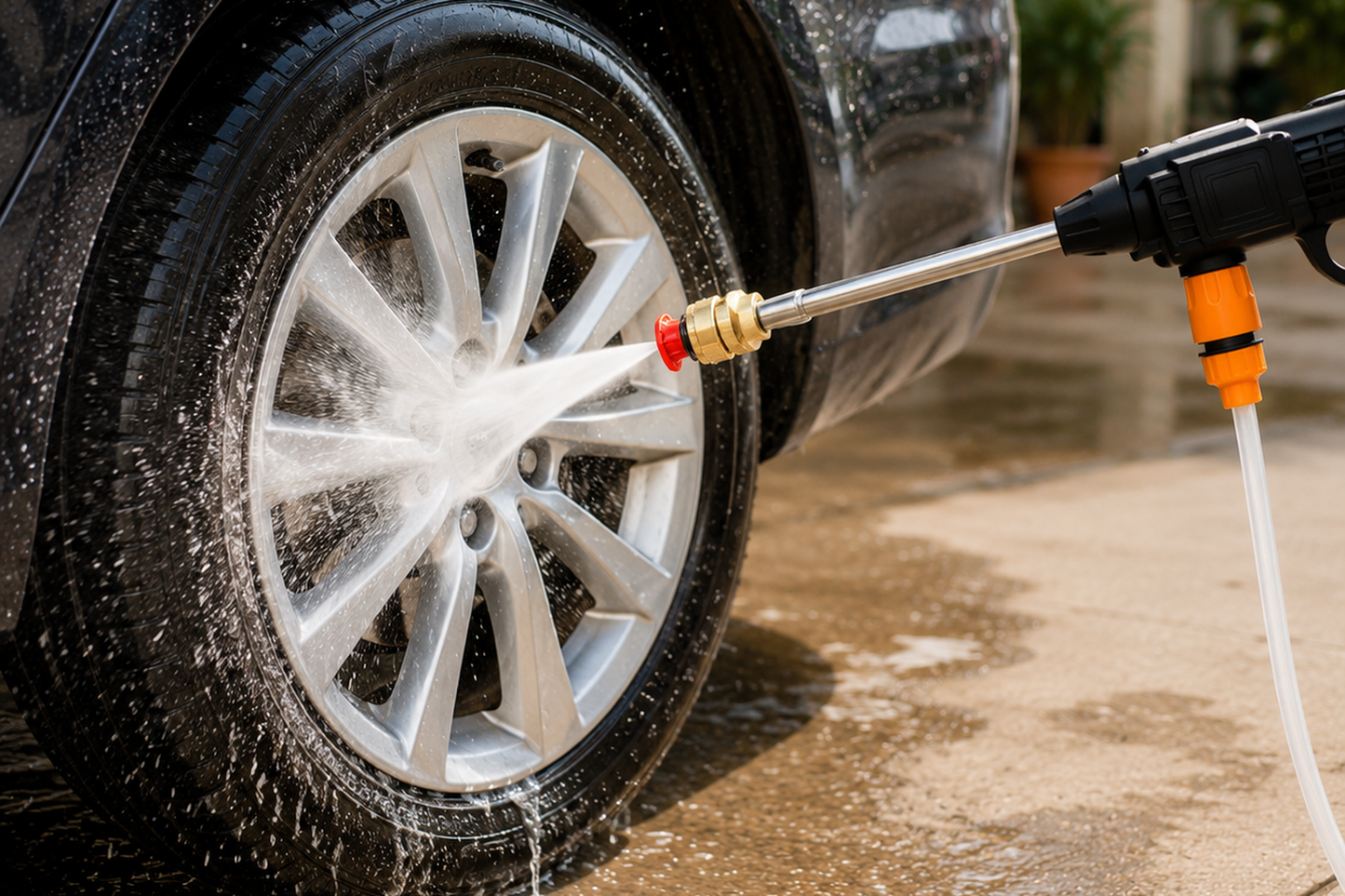 Luminowell AquaJet – Cordless Pressure Washer